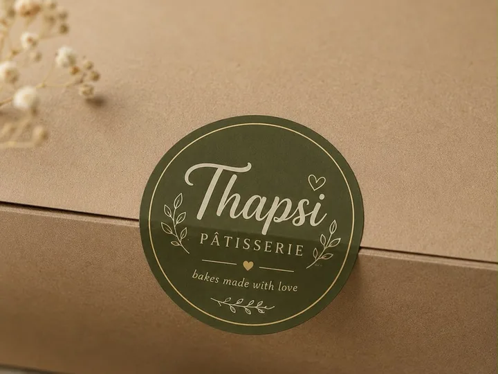 Thapsi Pâtisserie packaging