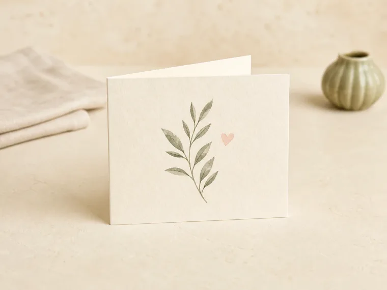 Thapsi Pâtisserie handwritten note card